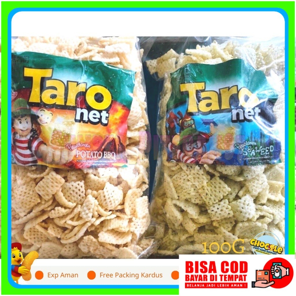 

PROMO 11.11 TARO NET 1 KG || PUSAT GROSIR SNACK DAN COKLAT KILOAN ORIGINAL || CEMILAN INDOFOOD II LEBARAN 2024
