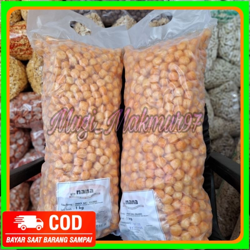 

snack ball balado (chiki ball) 1kg