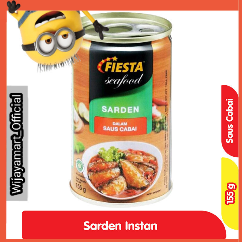 

Fiesta Seafood Sarden Saus Cabai Kaleng 155 g