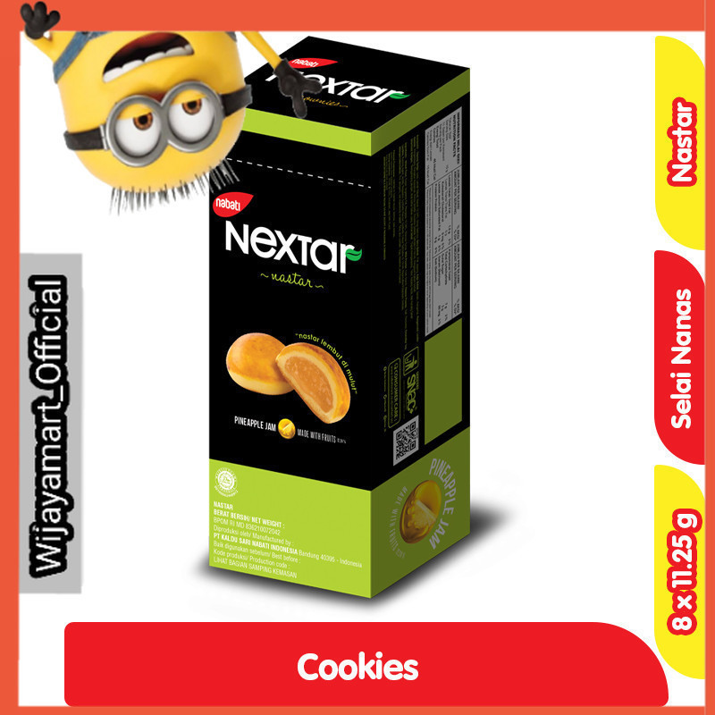 

Nextar Nastar Cookies Selai Nanas 8 x 11.25 g