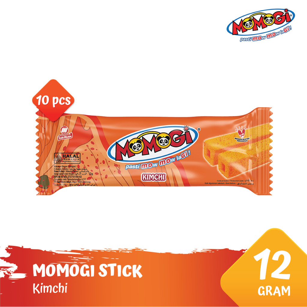 

Momogi Stick Snack Makanan Ringan 12gr - Kimchi [1 Box @ 10 Pcs]