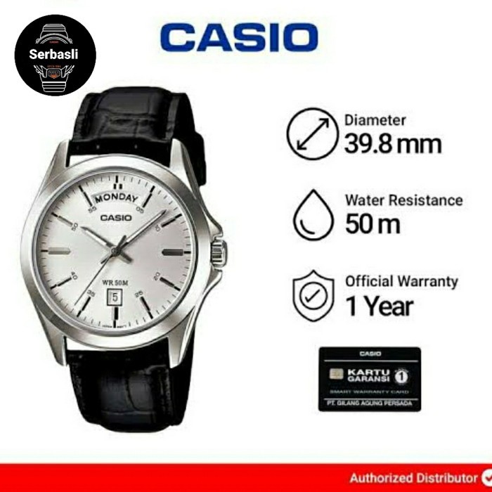 TERBARU Casio Pria MTP1370L / MTP-1370L Original & Bergaransi - 7A