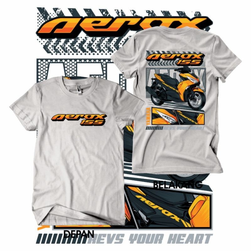 Kaos Motor Yamaha Aerox Kaos Motor Aerox Kaos Aerox