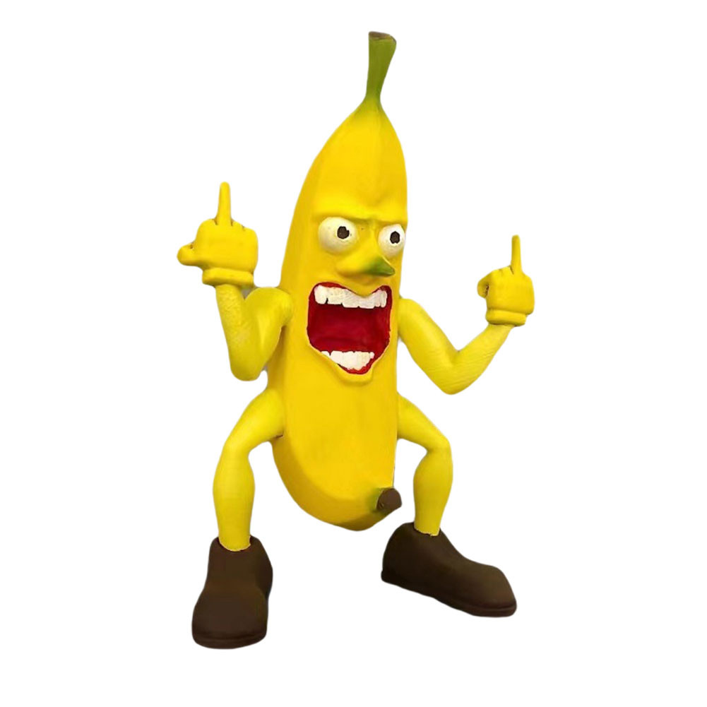 Crazy Banana Figurines Lawn Ornaments Decorations Unique Banana Statue Funny Gifts No Toxic Waterpro