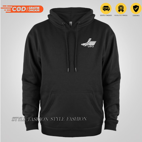 Style Fashion (COD) SWEATER - HOODIE PRIA LEA PUTIH / Switer Pria / Hoodie Polos / Sweater Pria Hood