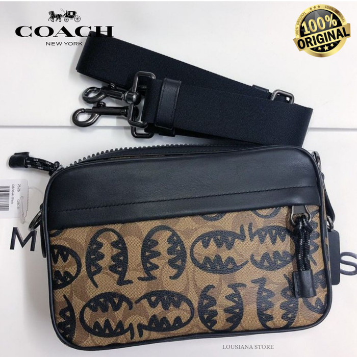 Coach Signature Graham With Rexy By Guang Yu Crossbody Bag