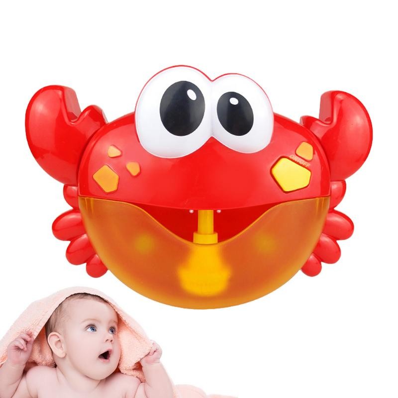 Crab Bubble Bath Toy Crab Bath Bubble Machine with Music Fun Bath Bubble Maker Pool Swimming Bathtub