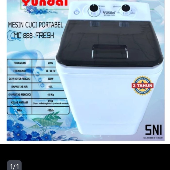 mesin cuci yundai ynd mc 888