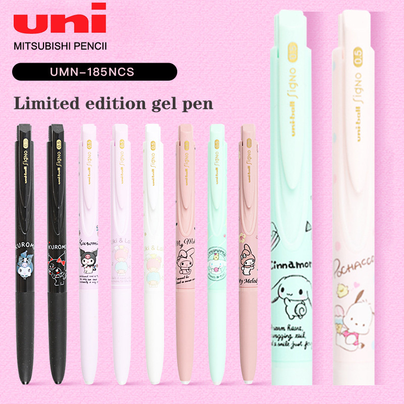 

Japan UNI Uniball UMN-185NCS Ballpoint Pen Press Black Pen Smooth Low Damping 0.5mm Gel Pens Cute Stationary Supplies