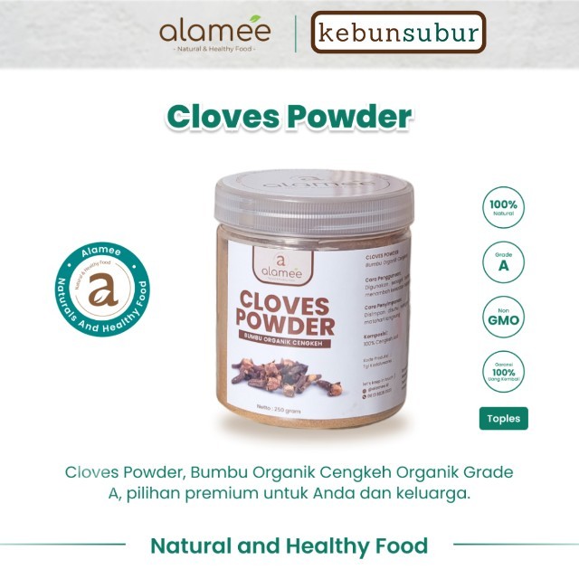 

ALAMEE Bubuk Cengkeh Bumbu Dapur Instan Clove Powder Ground Spice Murni Asli Seasoning Organik