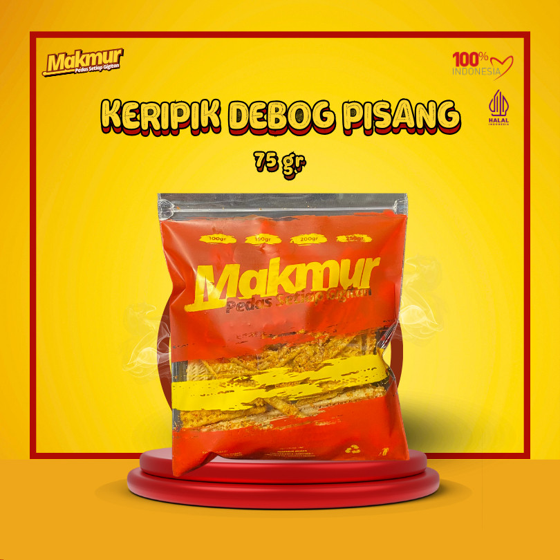 

Makmur Keripik Debog Pisang Varian Level Pedas - Makanan Ringan Viral