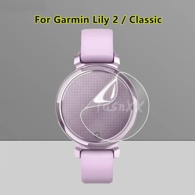 Garmin Lily 2 Hydrogel Smartwatch Anti Gores Screen Protector Clear