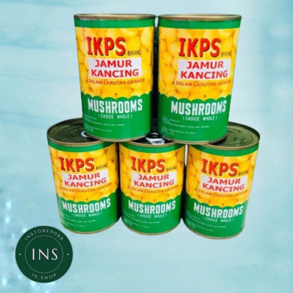 

Jamur Kancing Kaleng IKPS Whole Mushrooms Champignons Uk 425 Gr