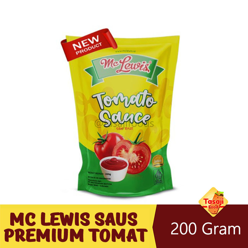 

Mc Lewis Premium Tomato Sauce 200gr Saus Tomat