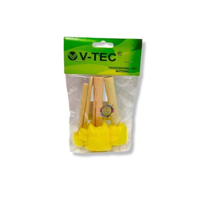 

Set Spons Cup V-Tec 905 Square Sponge Paint Brush Isi 4 Warna Kuning