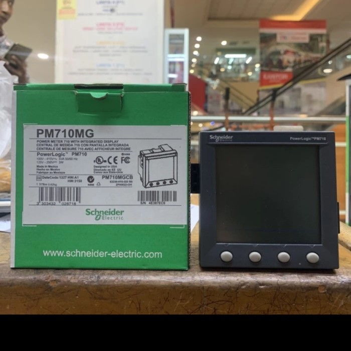 Power Meter PM710MG PM710 Schneider Pemantau parameter listrik dalam instalasi tenaga