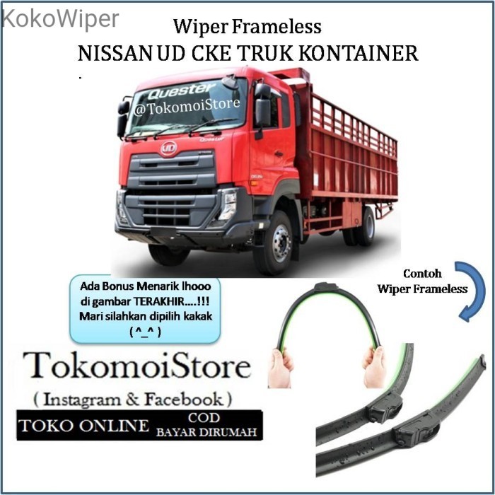 Kokowiper Soft Wiper Nissan UD CKE Truk Kontainer