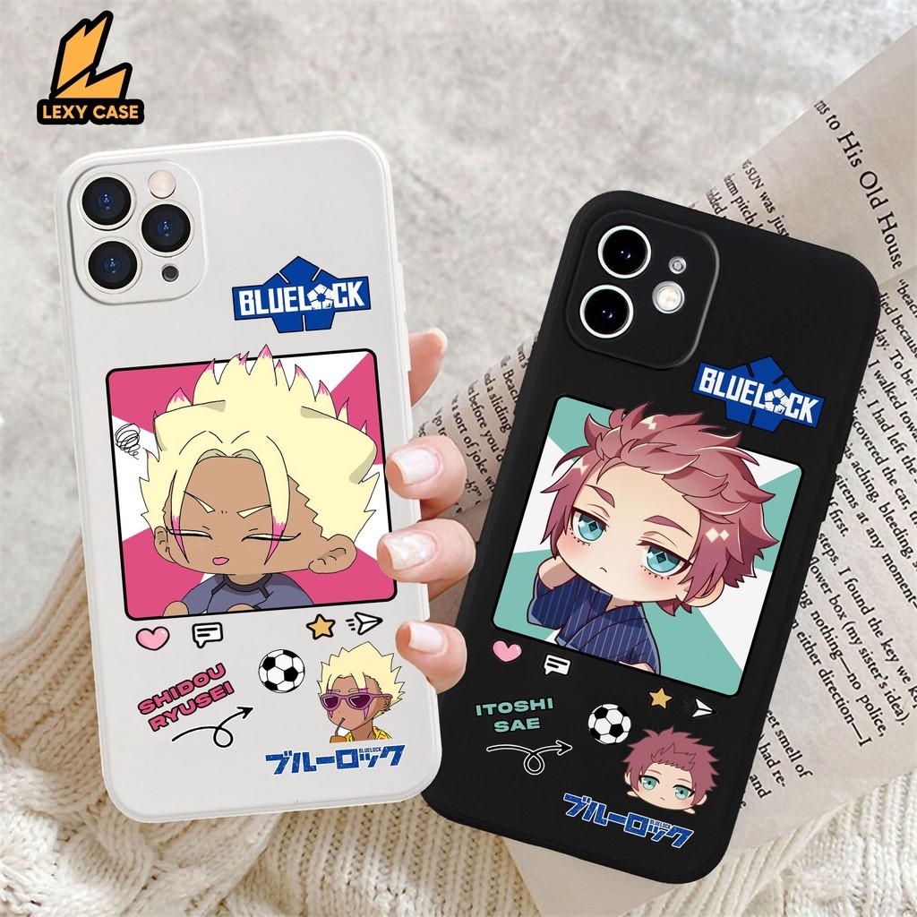 Case Blue Lock SM97 Infinix Smart 4 5 6  Hot 9 10 11 12 Play Note 12 Casing HP Motif Karakter Shidou