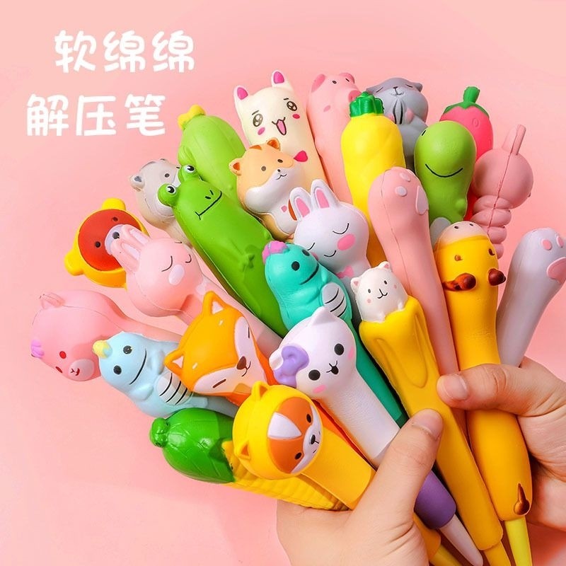 

✅COD Pena Squishy/Pulpen Gel Berkarakter/Bermotif Lucu