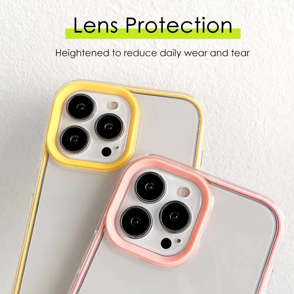 NEW Case 3 IN 1 Candy Color Bumper Softcase OPPO A60 11F Reno 6 A31 A9 2020 A5 2020 POCOPHONE M3 Pro