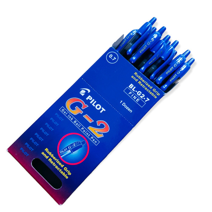 

Pulpen Pilot Gel G2 / Pen Pilot BL-G2 0.5/0.7 (12Pcs) - 1PACK 0.5 Hitam