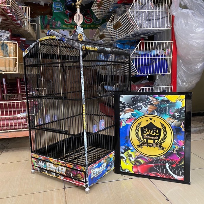 SANGKAR KANDANG KOTAK BNR DECAL KOI NOMER 2