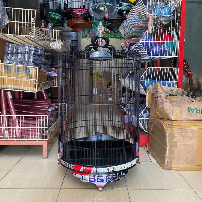 SANGKAR KANDANG MURAI BNR PVC DECAL NEW NO 2