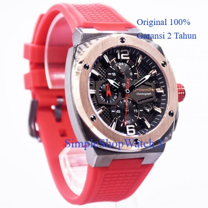 Original 100% Jam Tangan Crocodile CM-047G34J Garansi Resmi 2 Tahun