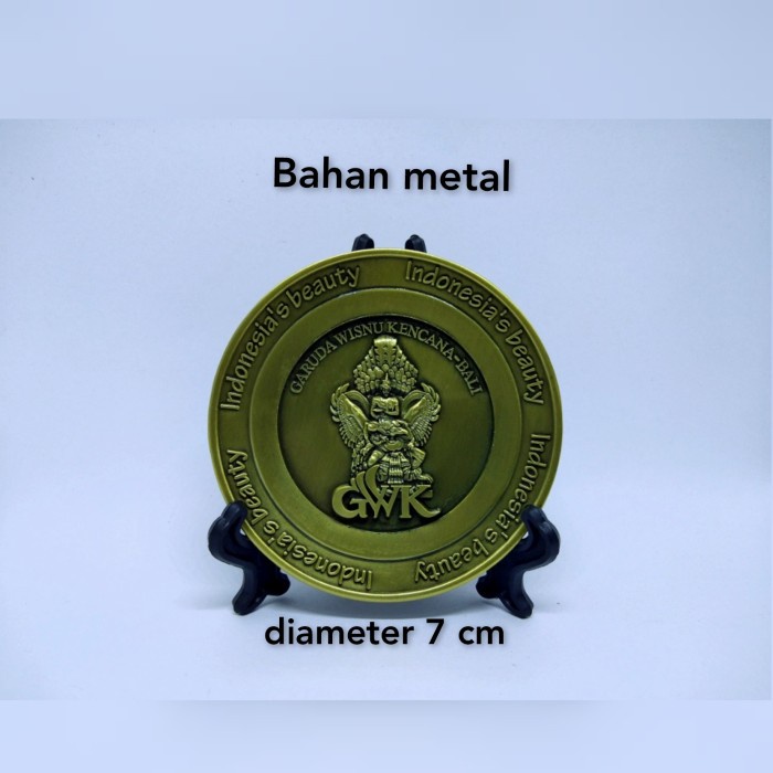DNNStore Souvenir pajangan piring magnet GWK oleh oleh Bali Indonesia