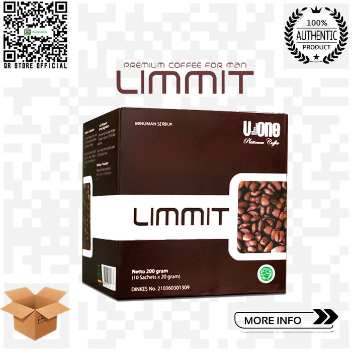 

KOPI LIMIT U ONE LIMMIT COFFEE 10 SACHET PER BOX