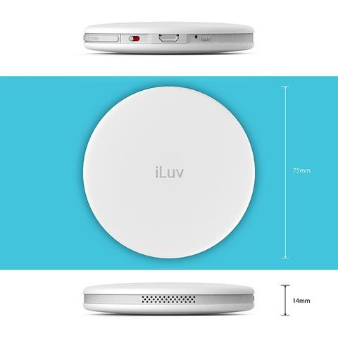 ILUV App-Enabled Wireless Smart Wake Up Alarm Shaker for Heavy Sleepers &amp; People with Hearing Loss for IOS and Android