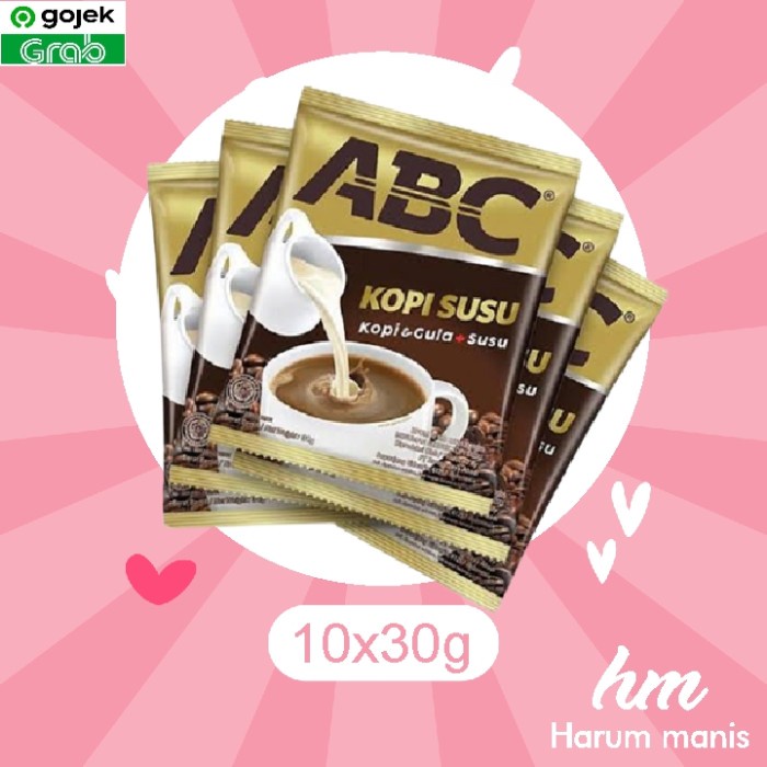 

Kopi ABC Susu renceng 10x30g