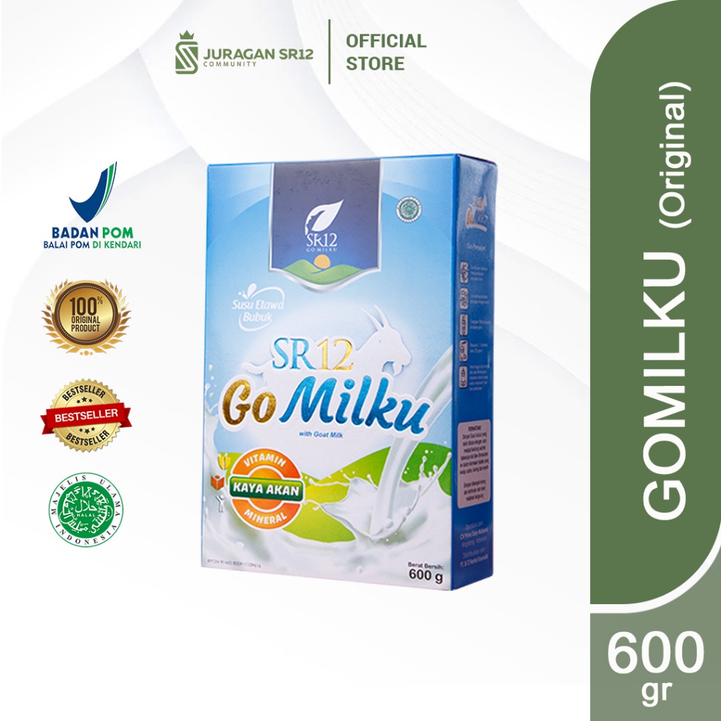 

SR12 GO MILKU SUSU ETAWA TERBAIK / GOMILKU 600gr SUSU KAMBING KUALITAS PREMIUM