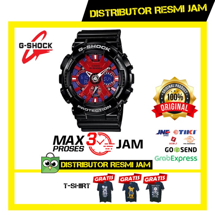 GShock GA-120B-1ADR GA-120 GA120B GA120 Garansi Resmi 2 Tahun
