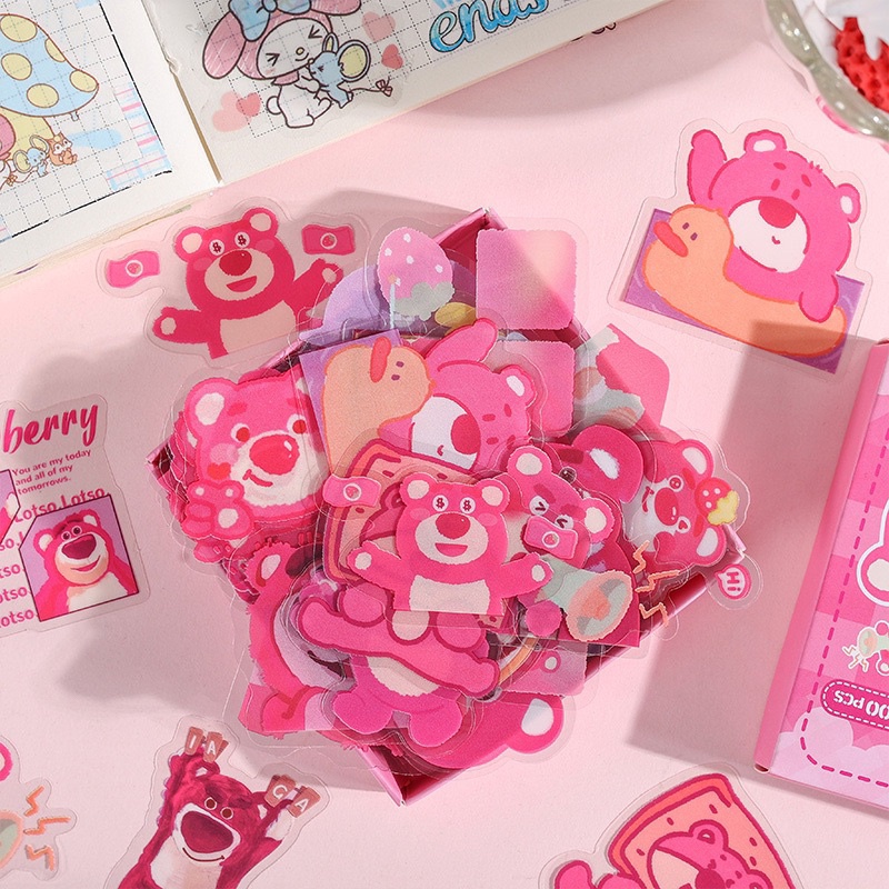 

1A. Stiker 100 Lembar Sanrio - Stiker Box Murah - Stuker Box Mini