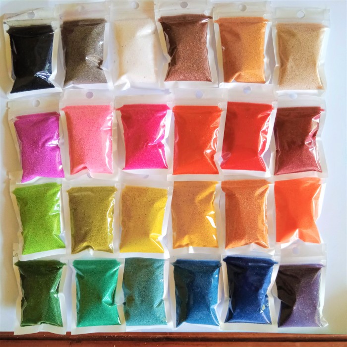

kurniacollection09_id Terjangkau PAKET PASIR WARNA LUKIS / TABUR (22 WARNA)