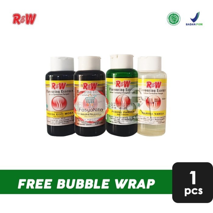 

RW Perasa Makanan / Perisa (50 ml) - Vanila - Vanila - FasyAnita Mart Denpasar