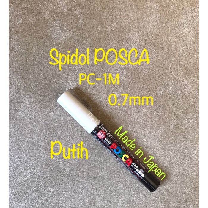 

[New] ATK0642PC 0.7mm PUTIH PC-1M Spidol POSCA Marker Pen UNI kaca glass