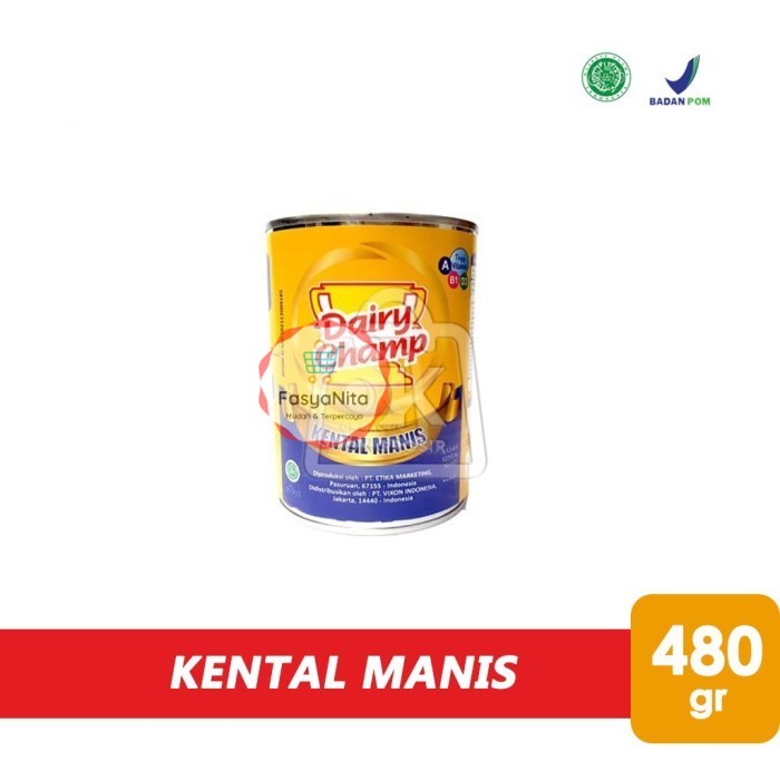 

Susu Krimer Kental Manis Dairy Champ 480gr - FasyAnita Mart Denpasar