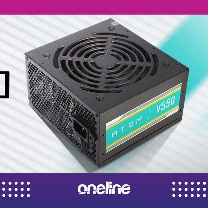 POWER SUPPLY 550 WATT ANTEC ATOM V550 80+ NON MODULAR