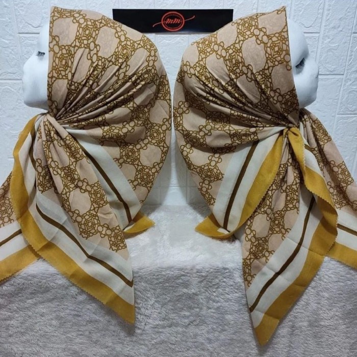 Voal Motif Premium - Jilbab Button KW - Deenay KW - Deeka Voal Motif - motif 10