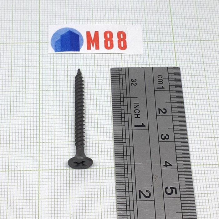 Skrup Gypsum 1 1/2 inch (4 cm) - DUS - Sekrup Kayu Gipsum 6x1 1/2