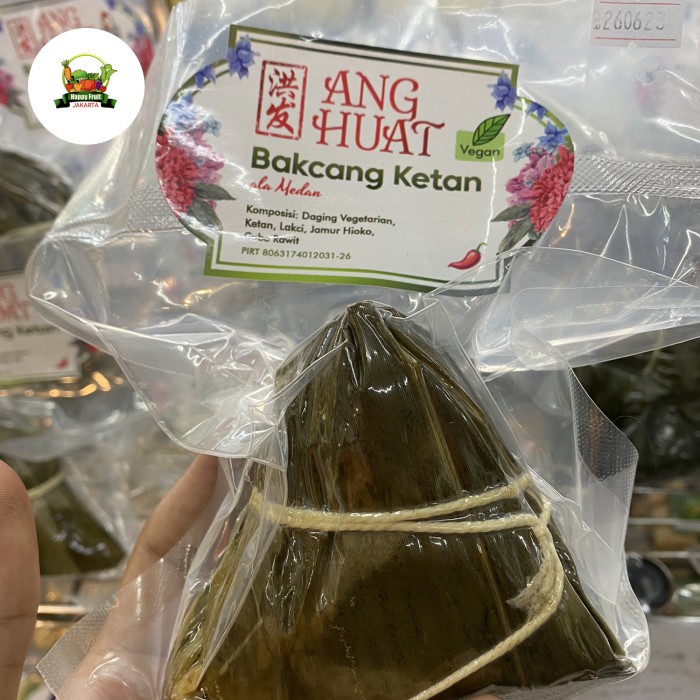 

Ang huat Bakcang ketan vegan ala medan /pcs