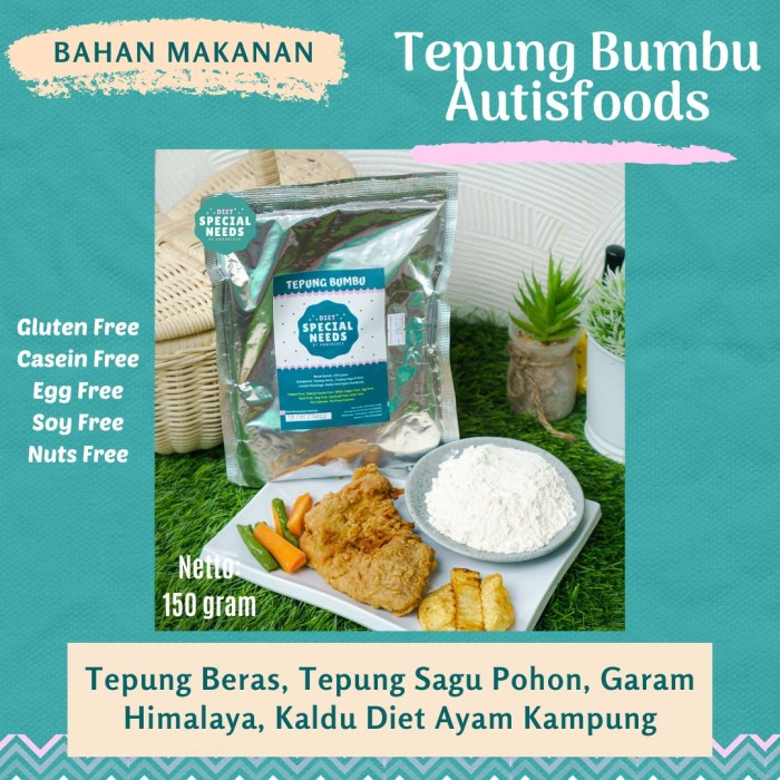 

Promo Bisa COD Tepung Bumbu Serbaguna - Gluten Free, MSG Free - Diet Special Needs