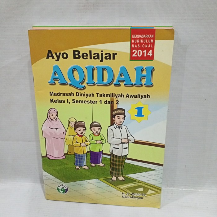 buku ayo belajar aqidah kelas 1 mdta