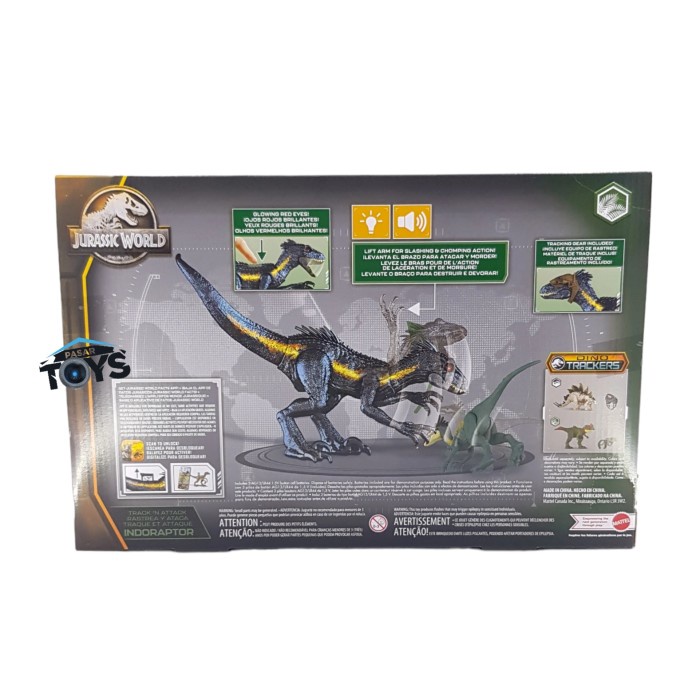 Jurassic World Dino Trackers Track N Attack Indoraptor Dinosaur Figure