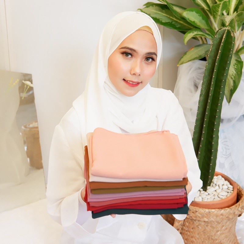 PASHMINA CERUTI - Import (Catalog 1) hijab premium - pasmina ceruty - jilbab ceruti baby doll - keru