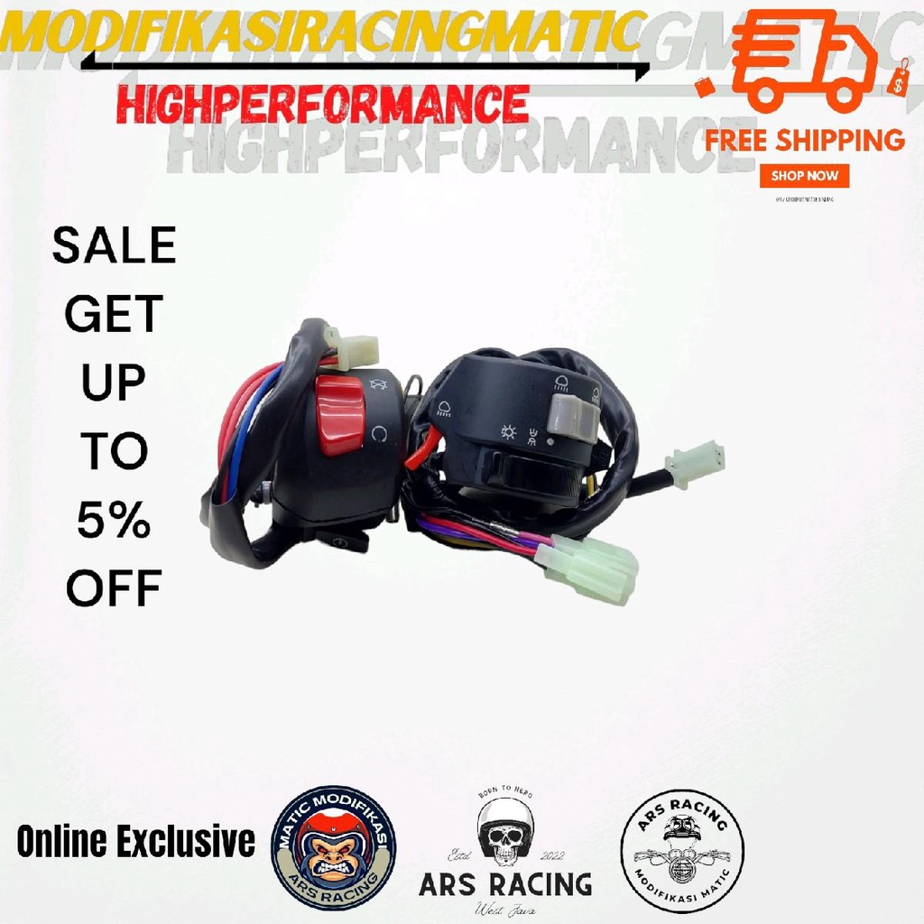Saklar Set kiri kanan Vixion - Vixion old - Vixion 2008 2012 Saklar lampu Holder Kiri kanan Yamaha V