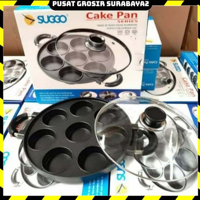 CETAKAN 8 DATAR Cetakan Suggo Martabak Mini 8 Lubang CAKE PAN SUGGO