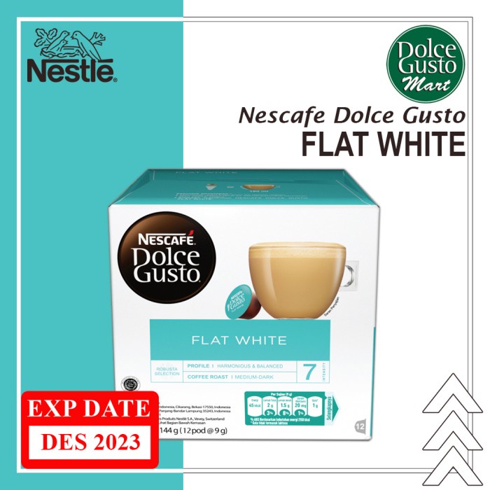 

Capsule Nescafe Dolce Gusto NDG Flat White 1 Box Original Nestle - BOX EXP DES23
